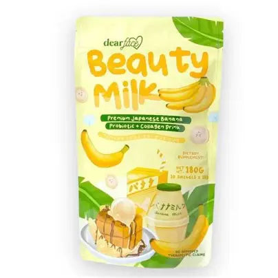 Dear Face Beauty Milk Banana – Collagen Juice Drink for Glowing & Nourished Skin