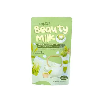 Dear Face Beauty Milk Matcha – Slimming & Brightening Collagen Juice Drink