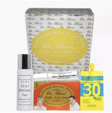 Dr. Alvin Whitening Set – Dermatologist-Formulated Facial Set for Powerful Whitening & Flawless Skin