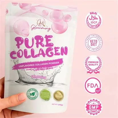Glowing CCGlam Pure Beauty Collagen – Premium Collagen Drink for Radiant, Firm & Youthful Skin