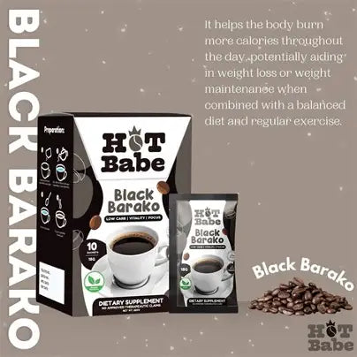 Hotbabe Black Barako – Slimming Barako Coffee Drink for Weight Loss, Energy & a Leaner Body