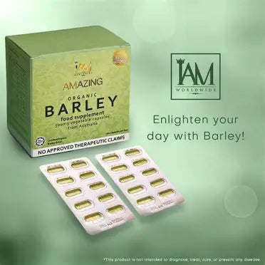 Amazing Organic Barley Capsules – Pure Superfood for Vitality & Wellness