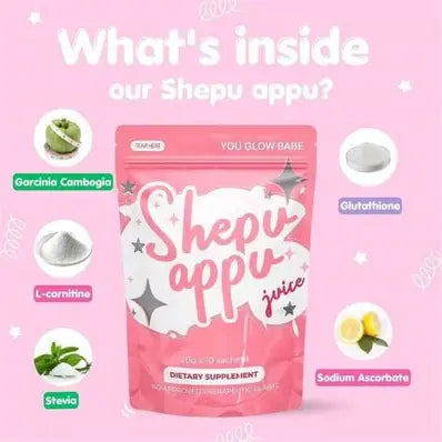 Shepu Appu – Skin Whitening & Glowing Dietary Juice Drink for a Brighter, More Radiant Complexion